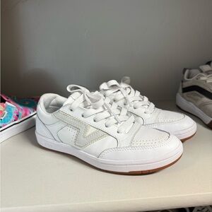 Vans White Sneakers Classic Low-Top Design